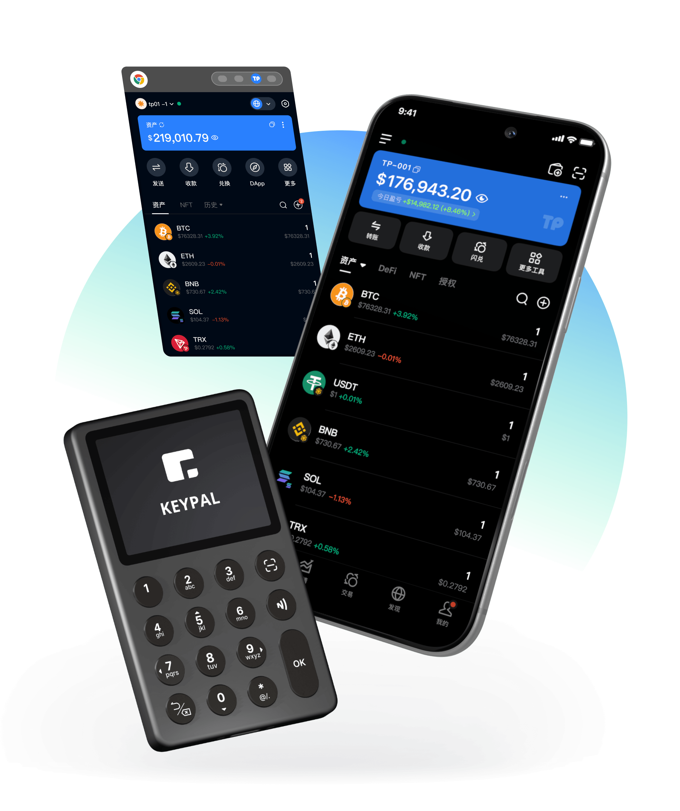 TokenPocket 錢包 Web3 平台主視覺